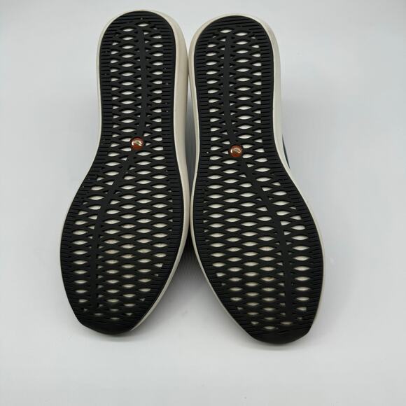 Clarks Unstructured Un Rio Tie Womens Size 8.5 M Navy Nubuck Lightweight Comfort - Picture 6 of 8